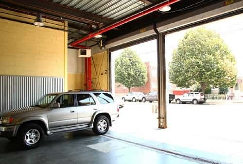 Extra Large Drive In Loading Area For Self Storage Lockers on 103rd Ave, Ozone Park, NY